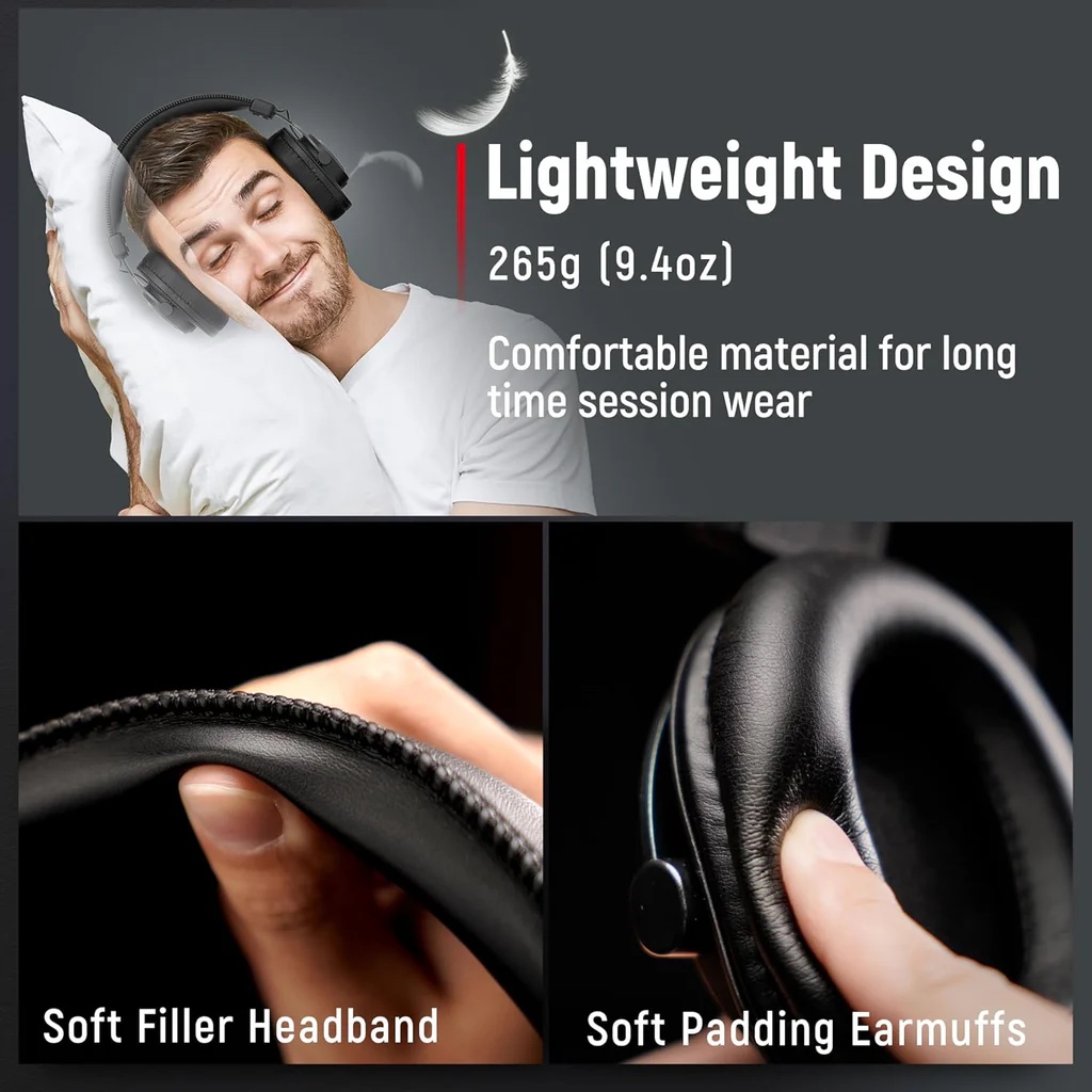 FIFINE H8 Studio Monitor Headphones (BLK) thumbnail 4