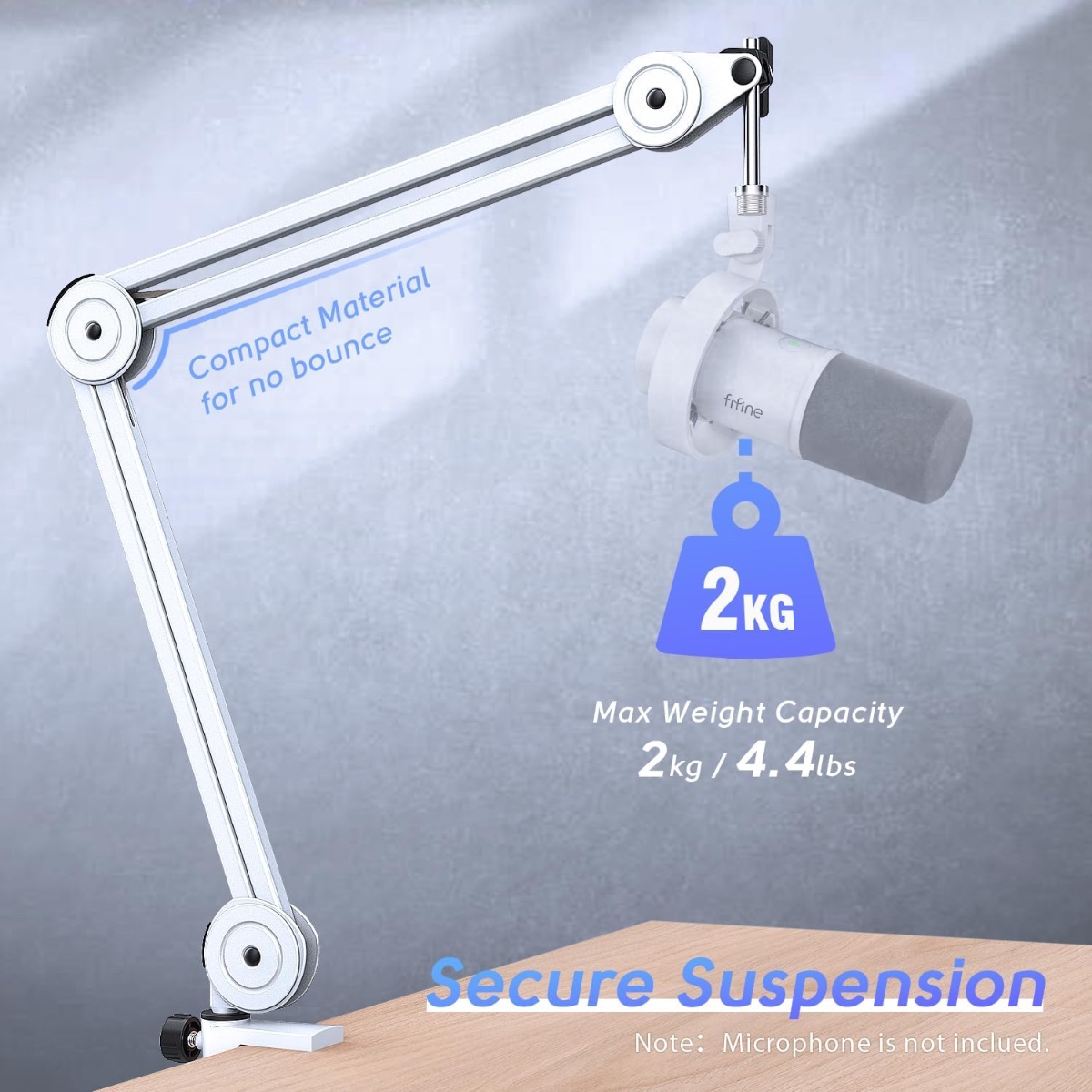 BM63 Microphone Boom Arm (WHT) thumbnail 5