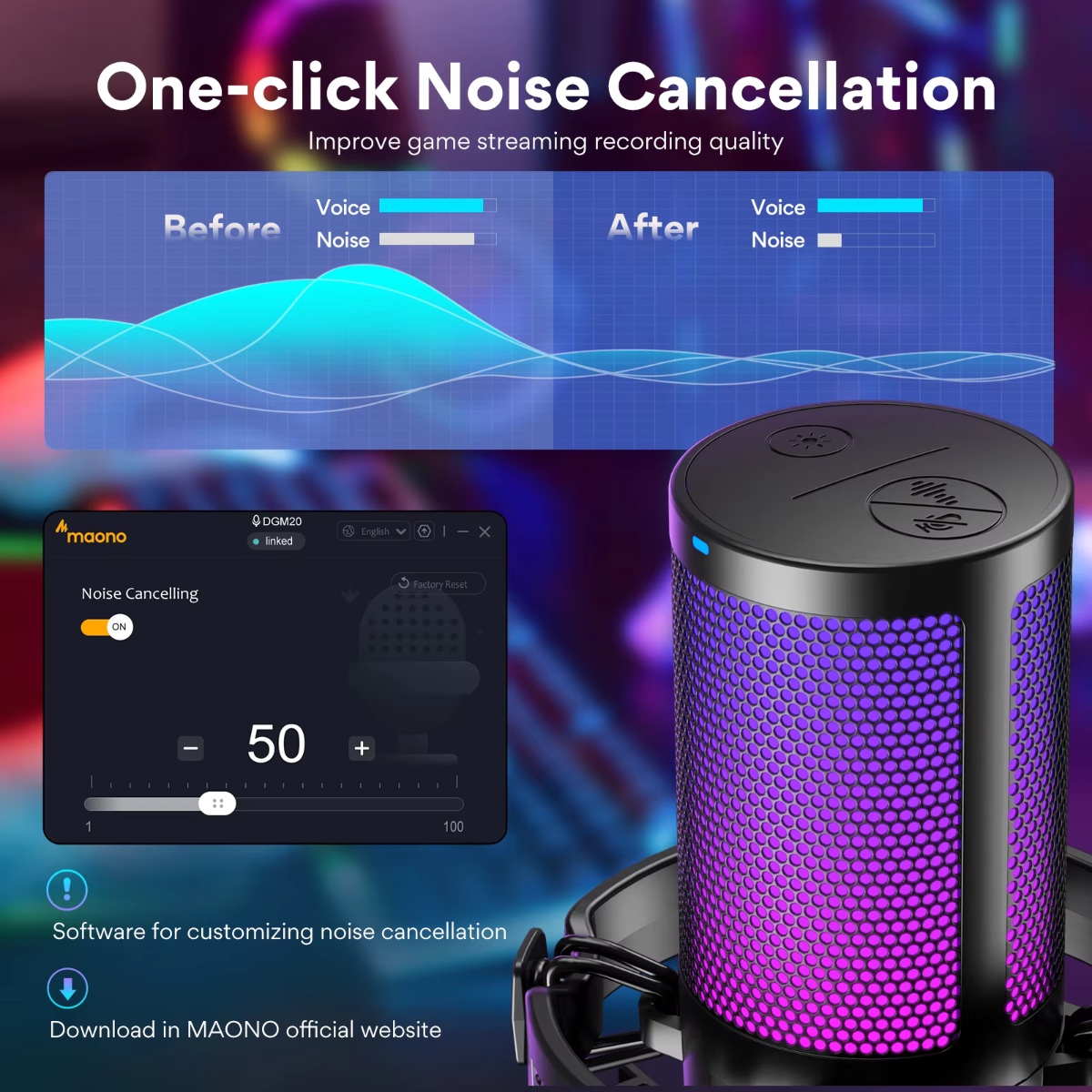 DGM20 USB Condenser Microphone (BLK) thumbnail 4