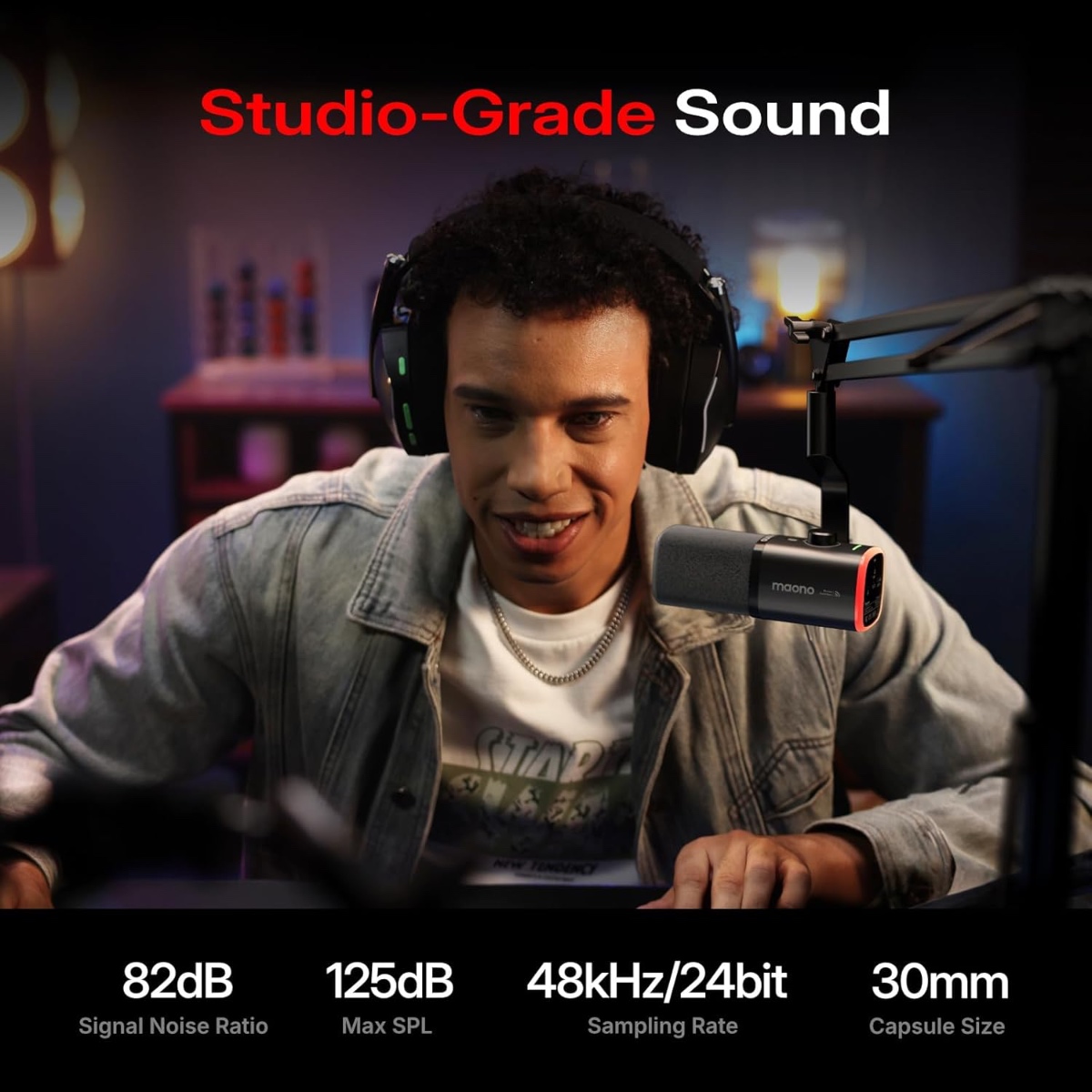 PD100W Hybrid Wireless Podcast Microphone (Desktop) thumbnail 5