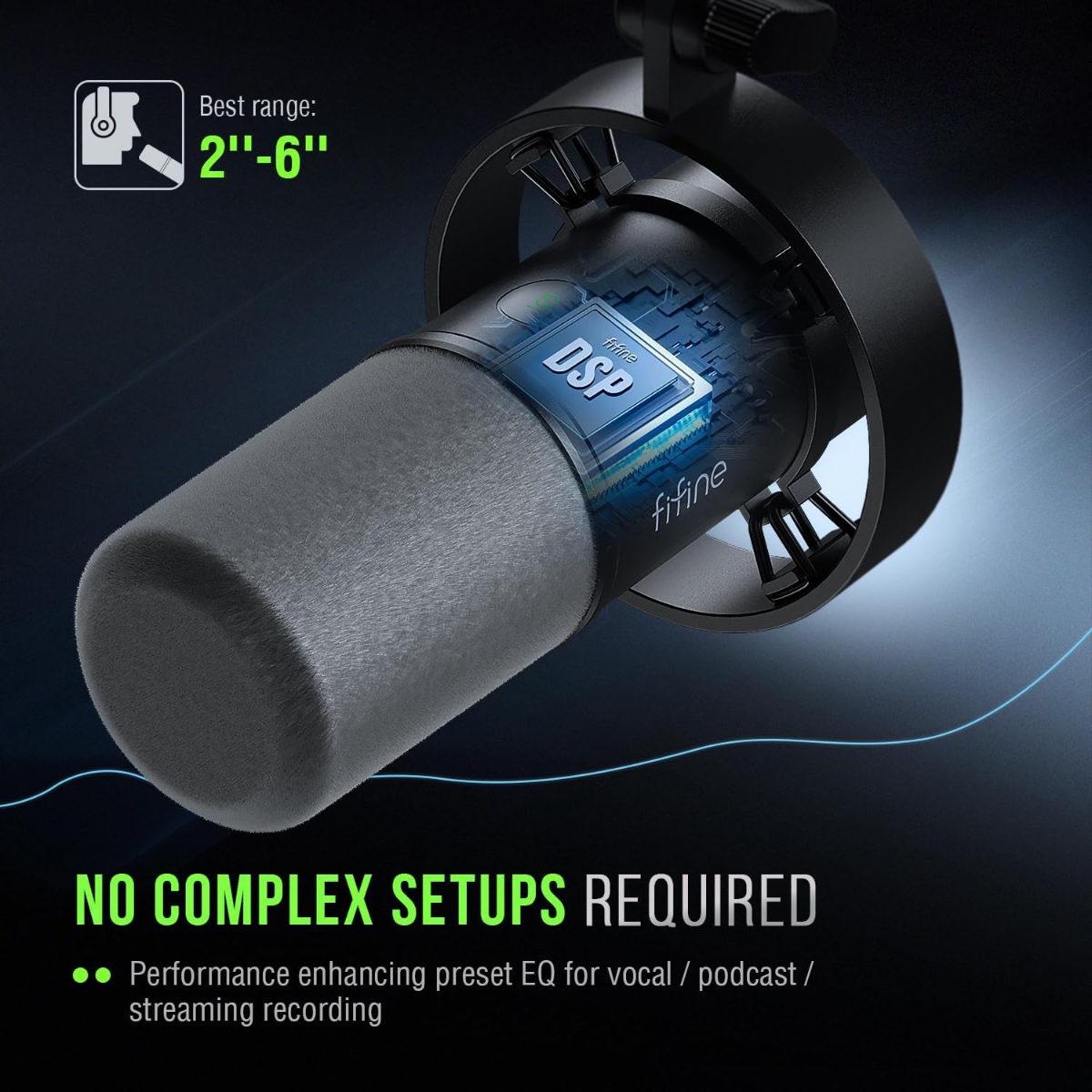 K688 USB/XLR Dynamic Microphone (BLK) thumbnail 3