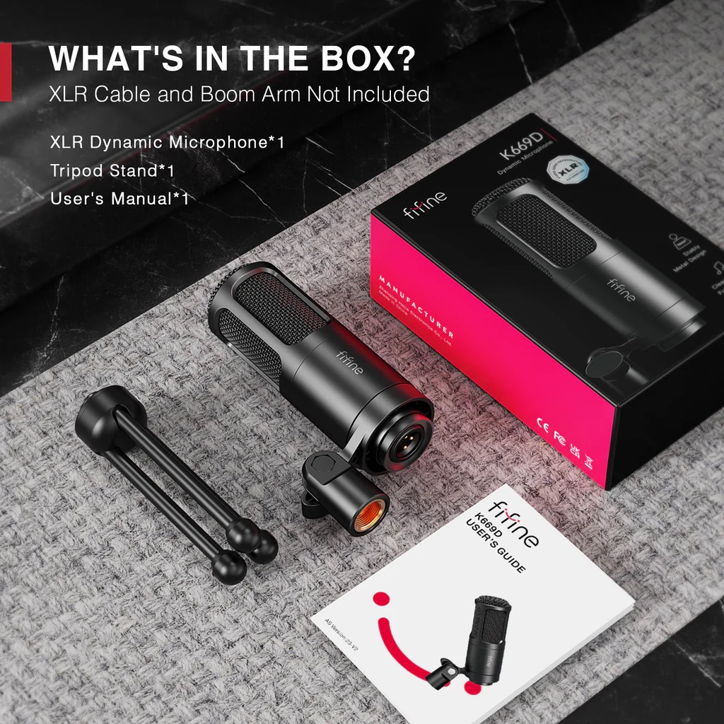 K669D XLR Dynamic Microphone thumbnail 2