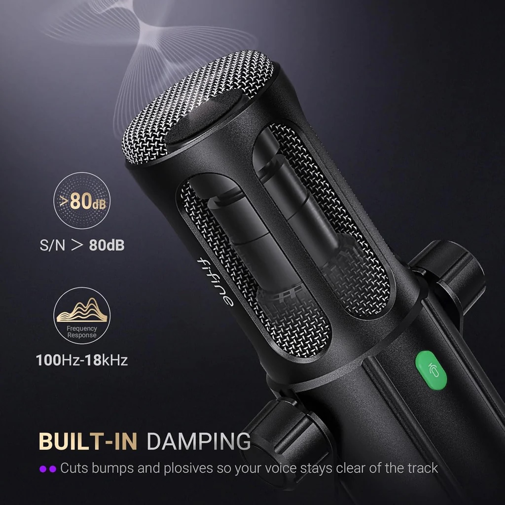 AmpliTank Tank6 USB/XLR Dynamic Mic (BLK) thumbnail 4