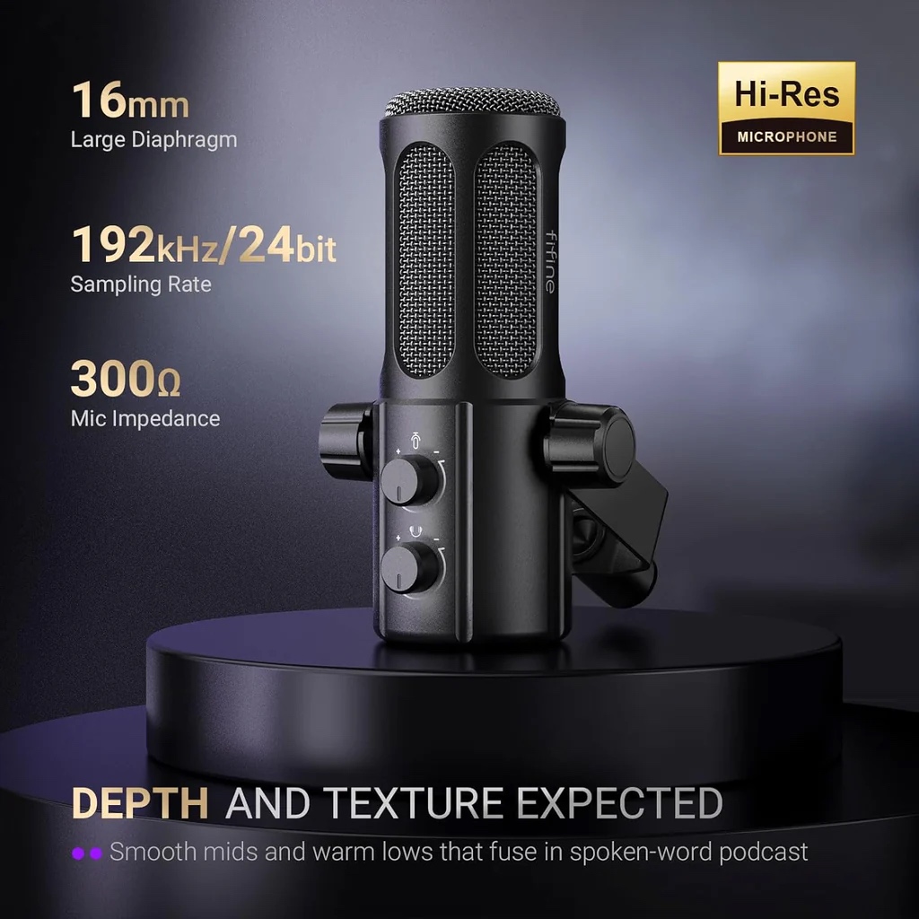 AmpliTank Tank6 USB/XLR Dynamic Mic (BLK) thumbnail 6