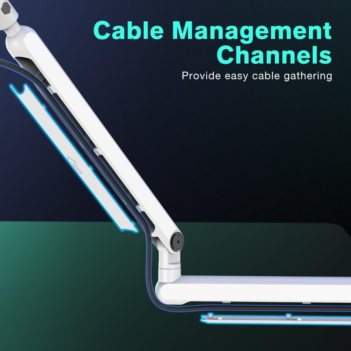 BM88 Microphone Boom Arm (WHT) thumbnail 2