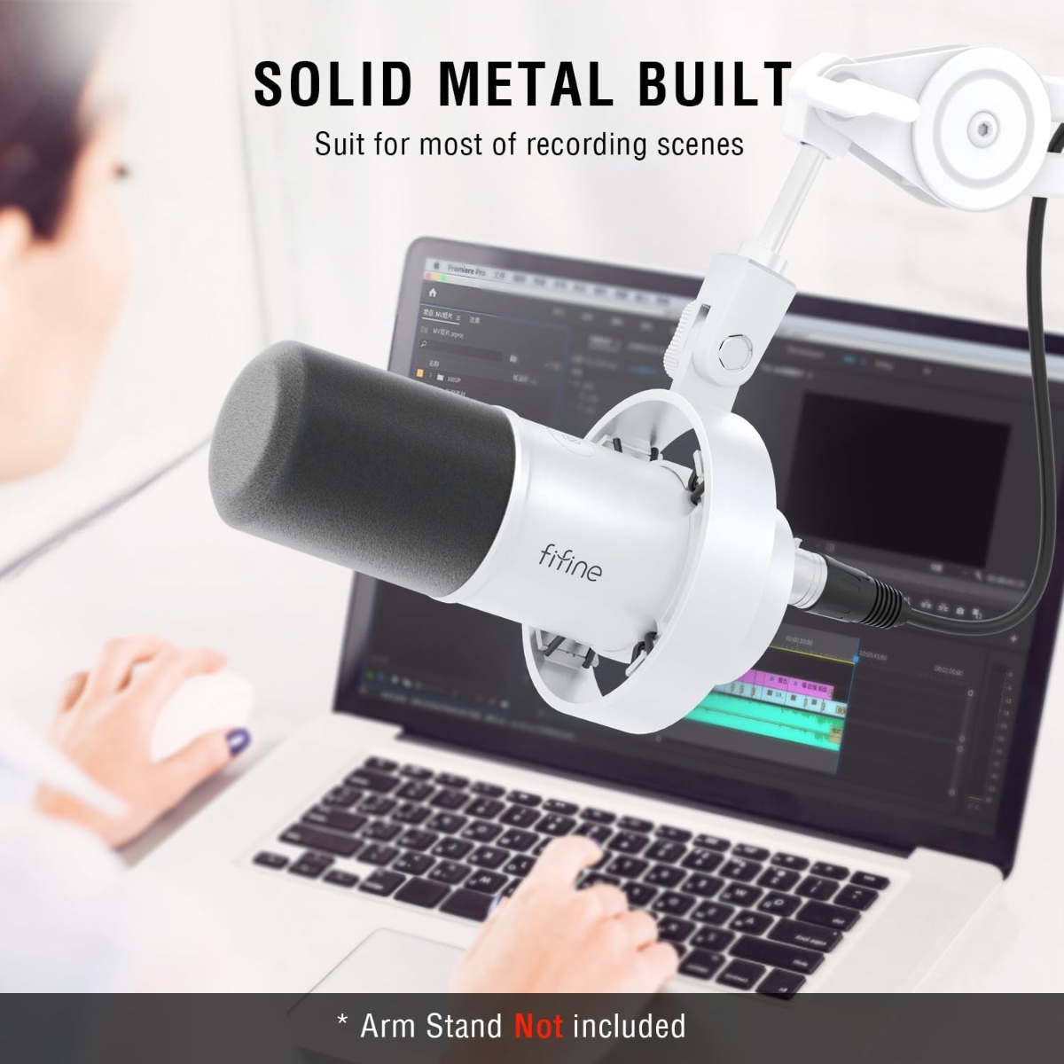 K688 USB/XLR Dynamic Microphone (WHT) thumbnail 5