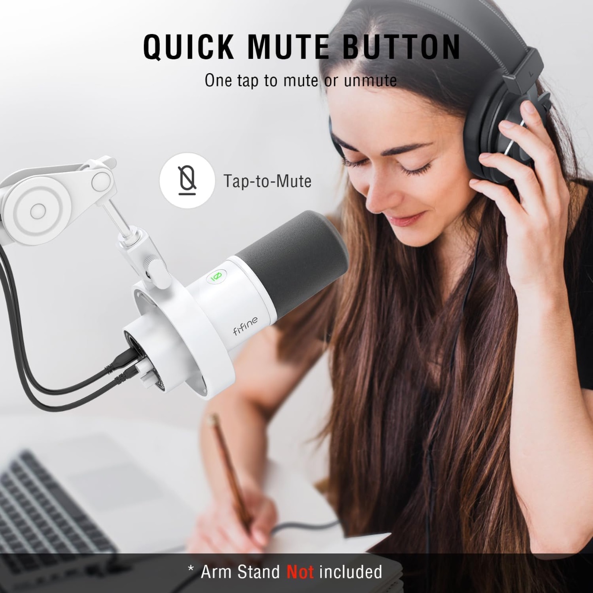 K688 USB/XLR Dynamic Microphone (WHT) thumbnail 6