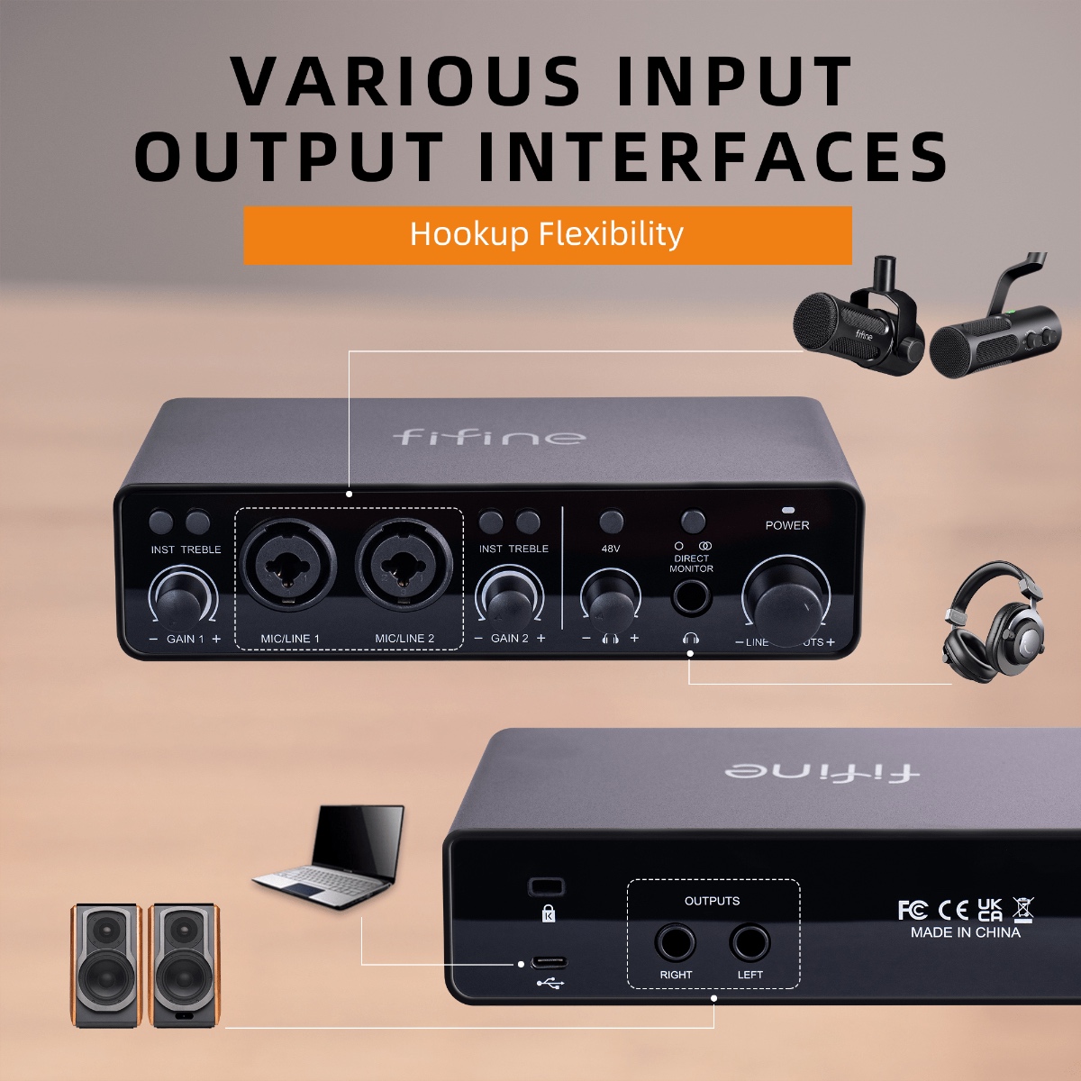AmpliTank Ampli3 Audio Interface 2 XLR & 1/4 thumbnail 7