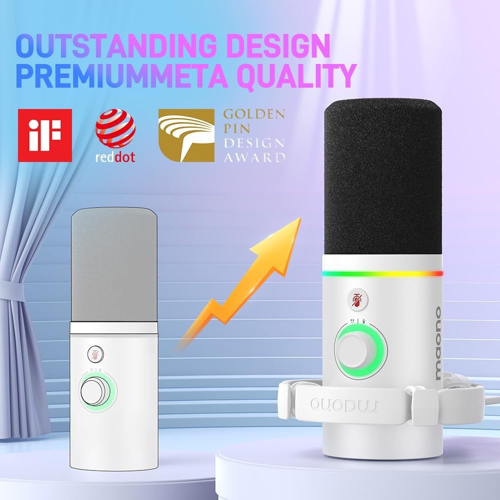 PD200X USB/XLR Dynamic Microphone (WHT) thumbnail 4