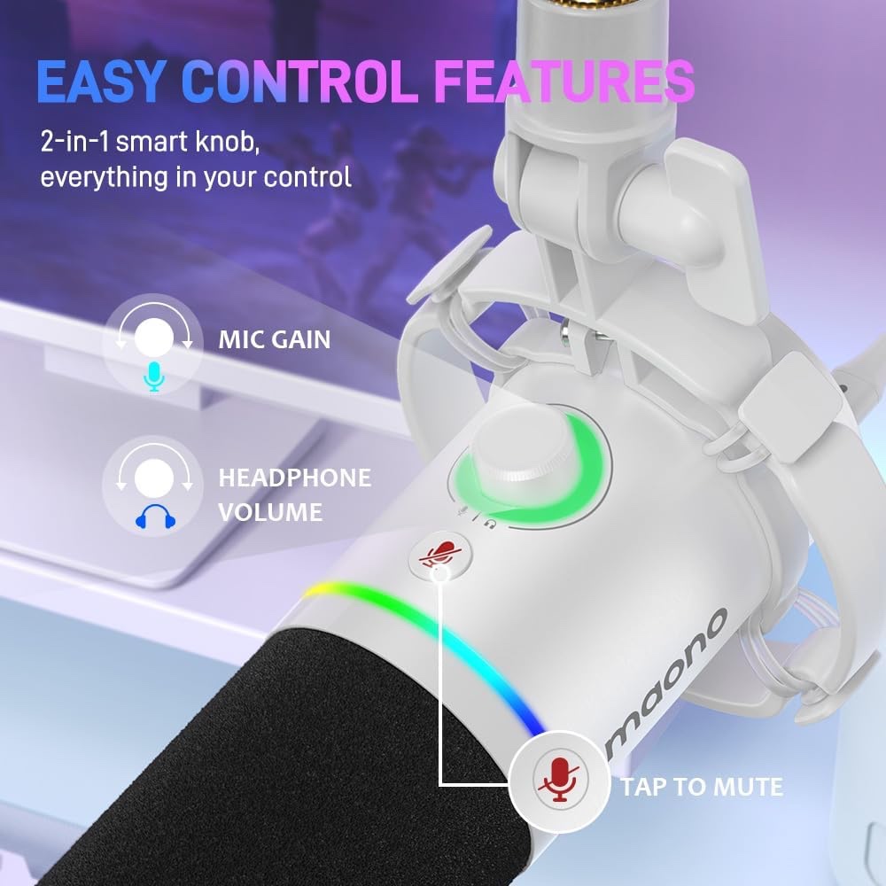 PD200X USB/XLR Dynamic Microphone (WHT) thumbnail 8