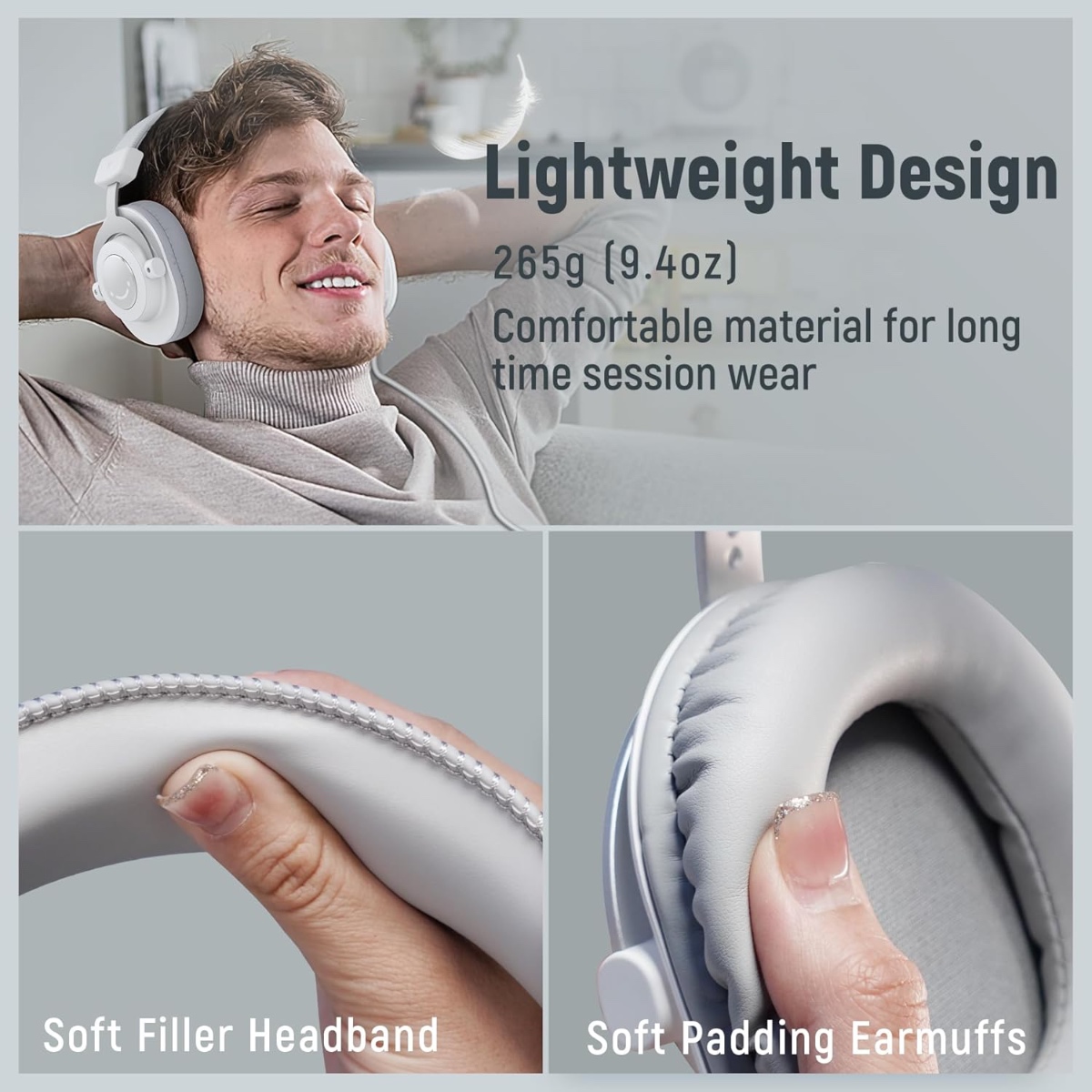 FIFINE H8 Studio Monitor Headphones (WHT) thumbnail 4