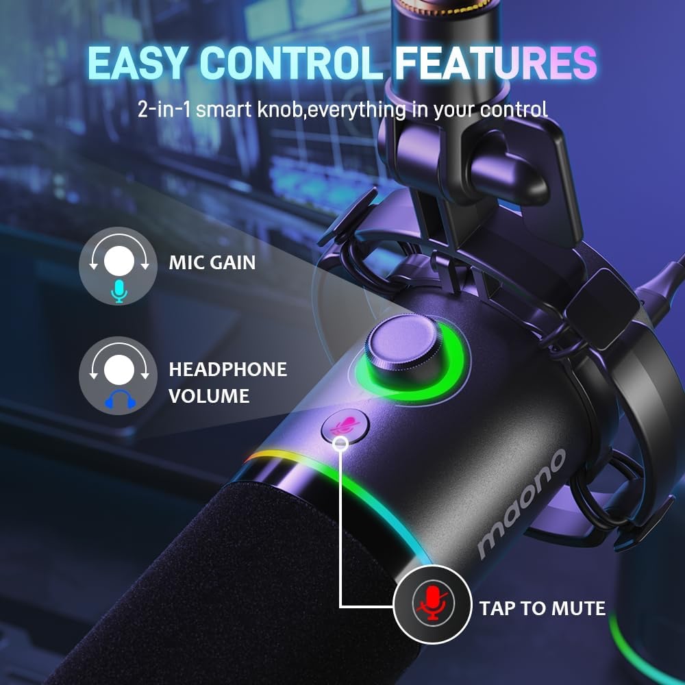 PD200X USB/XLR Dynamic Microphone (BLK) thumbnail 8