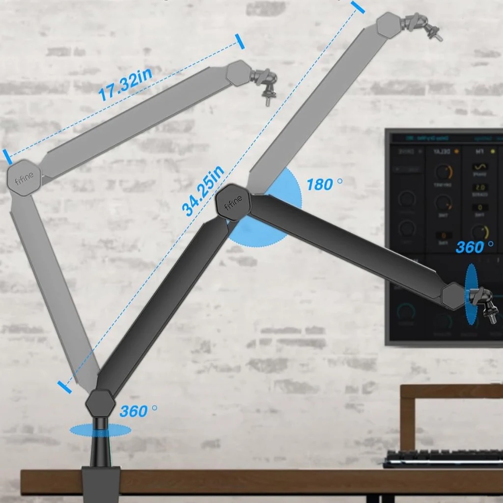 BM66 Microphone Boom Arm thumbnail 2