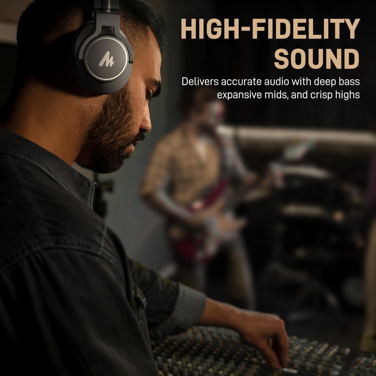 MH700 Studio Headphones (BLK) thumbnail 2