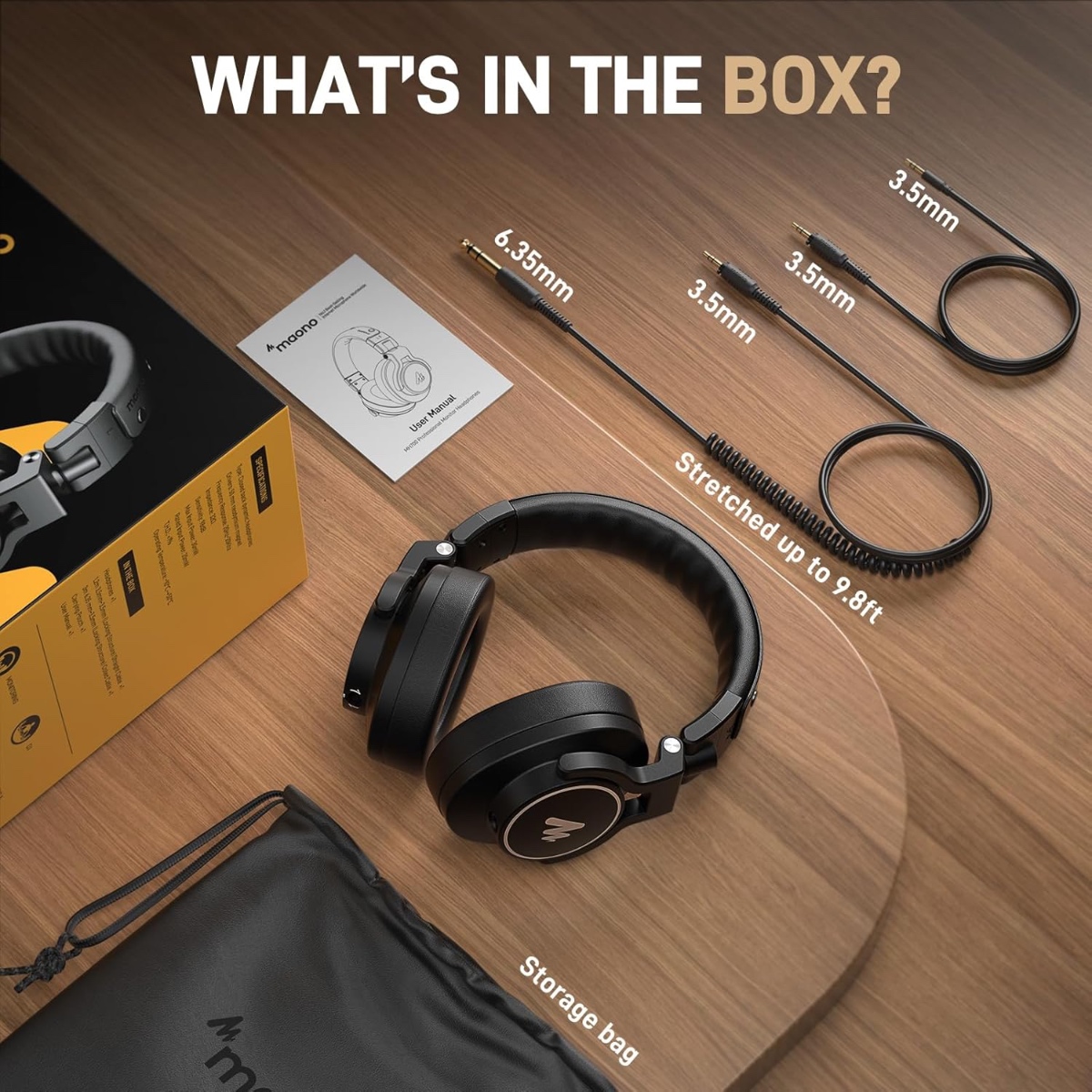 MH700 Studio Headphones (BLK) thumbnail 7