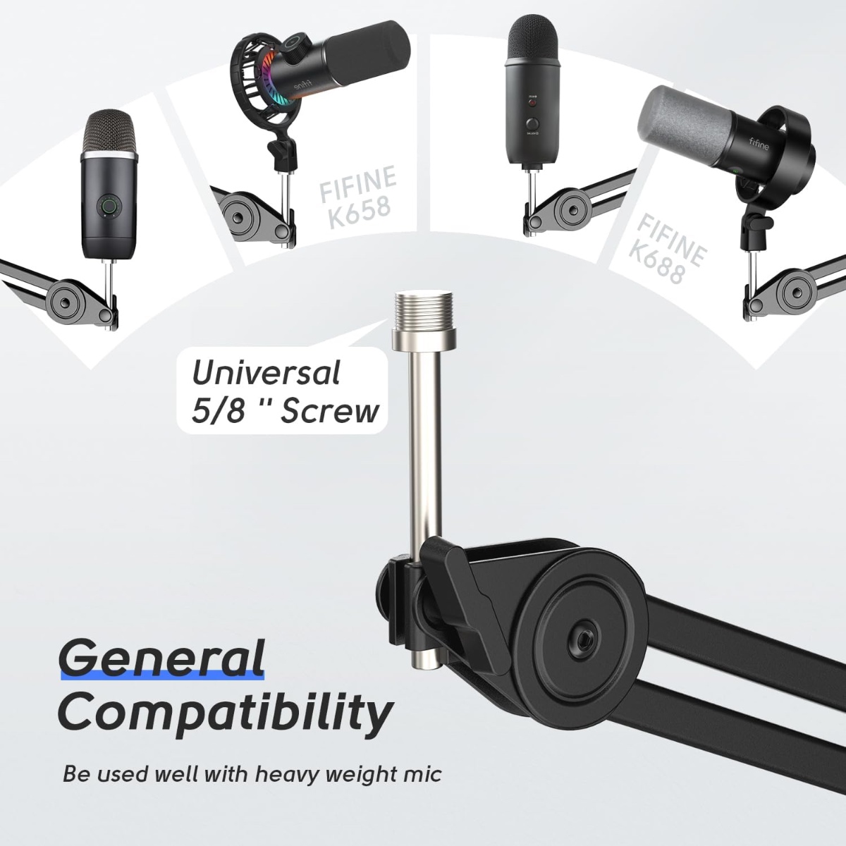 BM63 Microphone Boom Arm (BLK) thumbnail 6