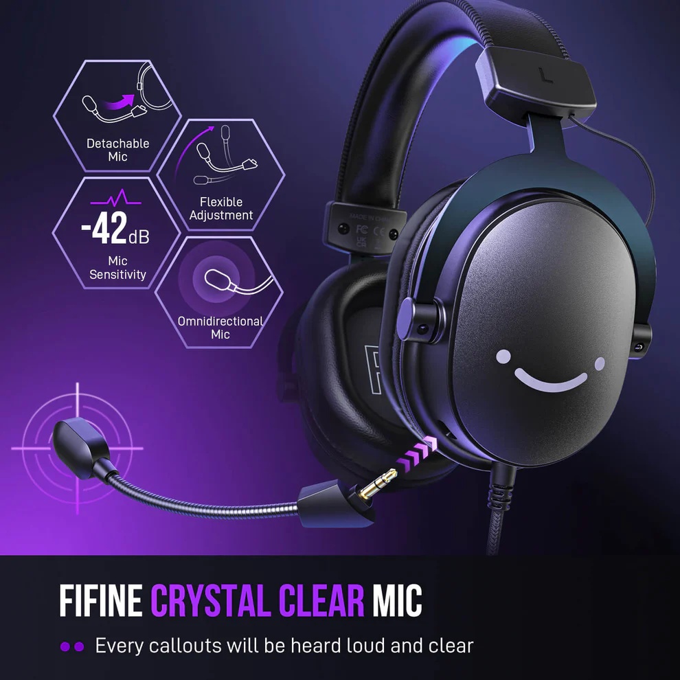 AmpliGame H9 USB Wired Gaming Headset (BLK) thumbnail 3