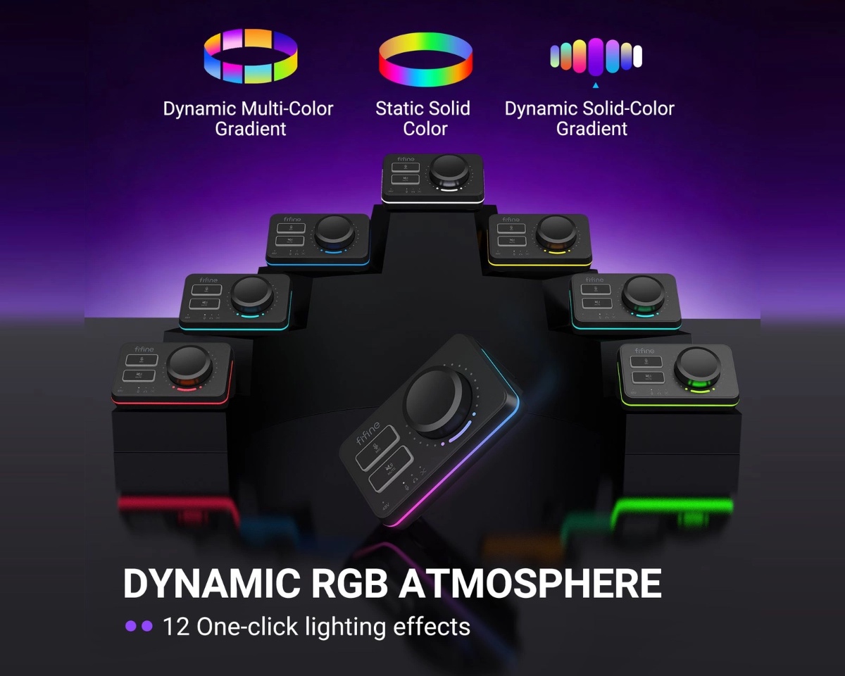 AmpliGame SC9 Audio Mixer (BLK) thumbnail 6