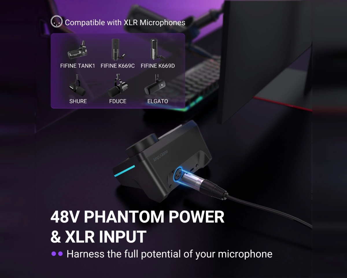 AmpliGame SC9 Audio Mixer (BLK) thumbnail 7