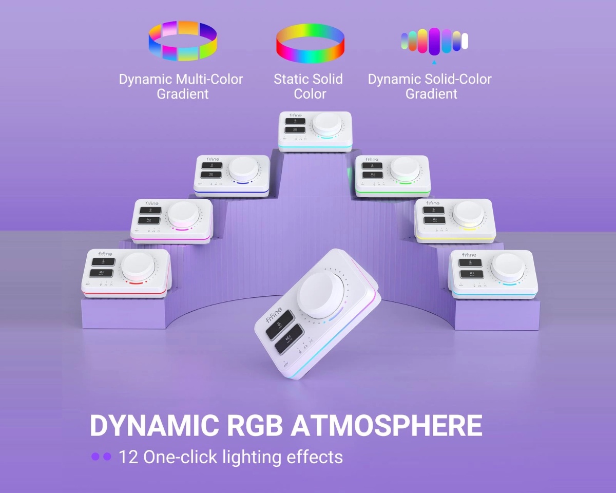AmpliGame SC9 Audio Mixer (WHT) thumbnail 6