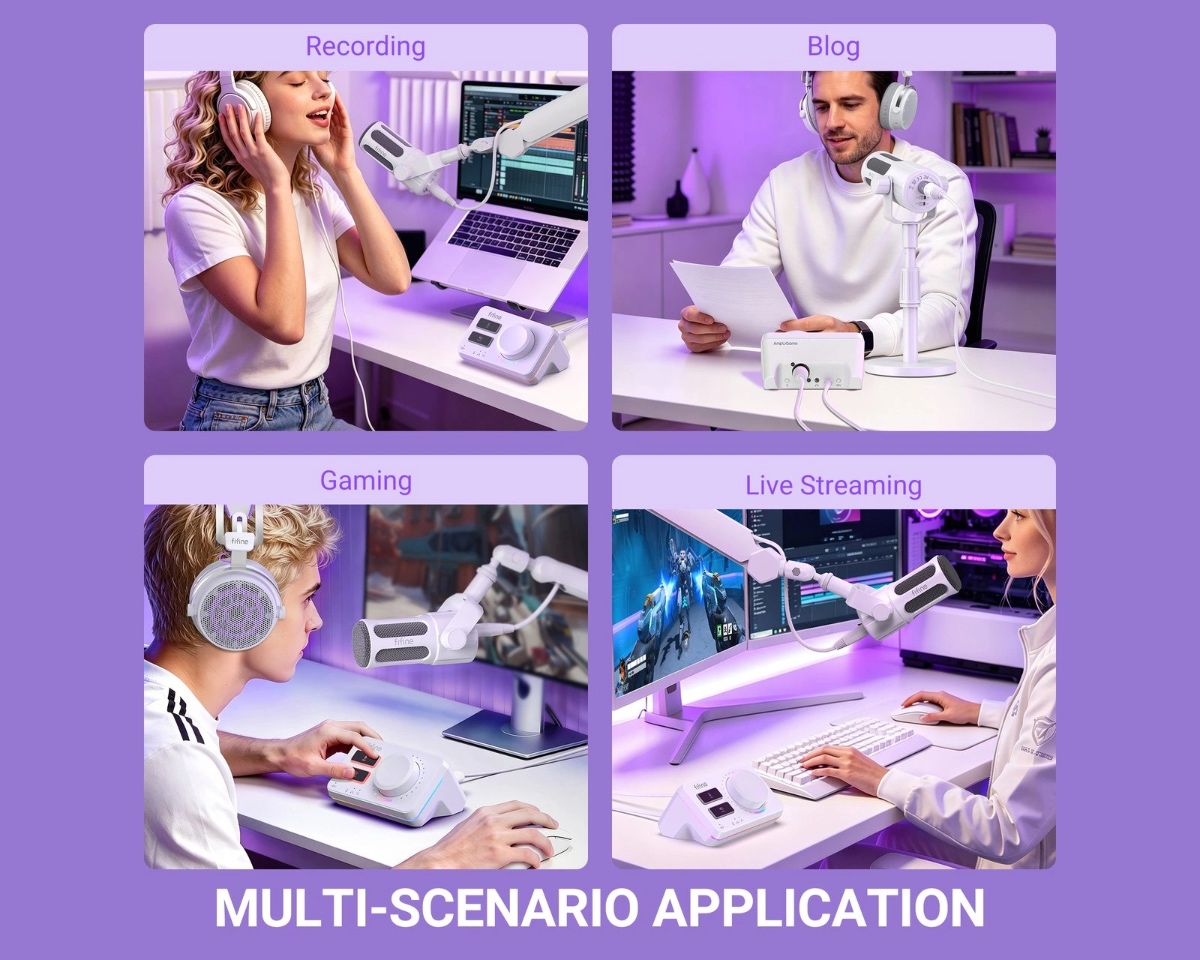 AmpliGame SC9 Audio Mixer (WHT) thumbnail 10