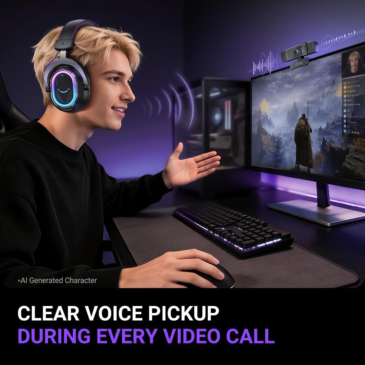 K438 4K Auto Focus Webcam thumbnail 4