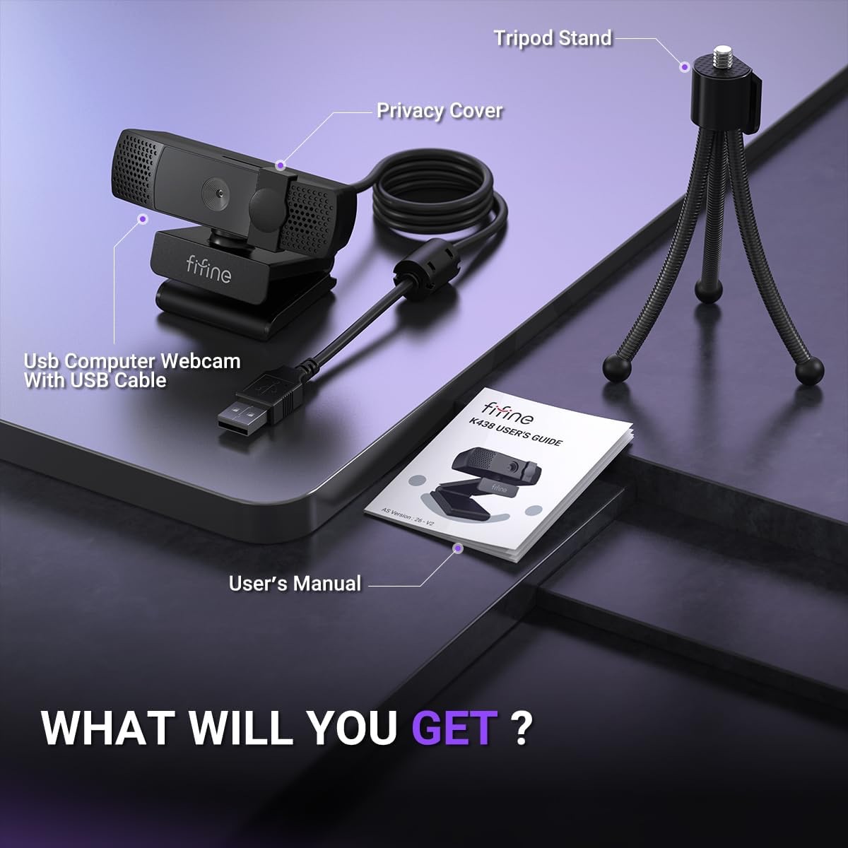 K438 4K Auto Focus Webcam thumbnail 8